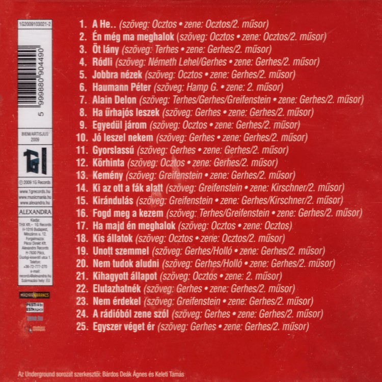 2. Műsor - Én még ma meghalok... (CD)