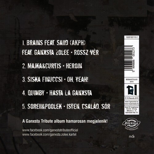 Válogatás - Ganxsta Zolee és a Kartel Tribute album [20 év] (papírtokos maxi CD)