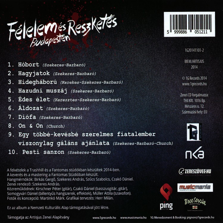 Junkies - Félelem és Reszketés Budapesten (CD)